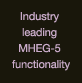 Industry leading MHEG-5 functionality